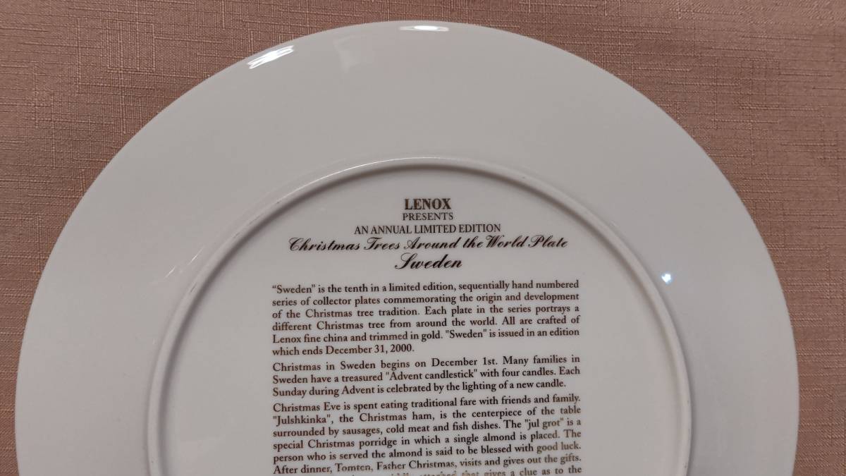 2000年 限定 リミテッドエディション 米国製 LENOX レノックス