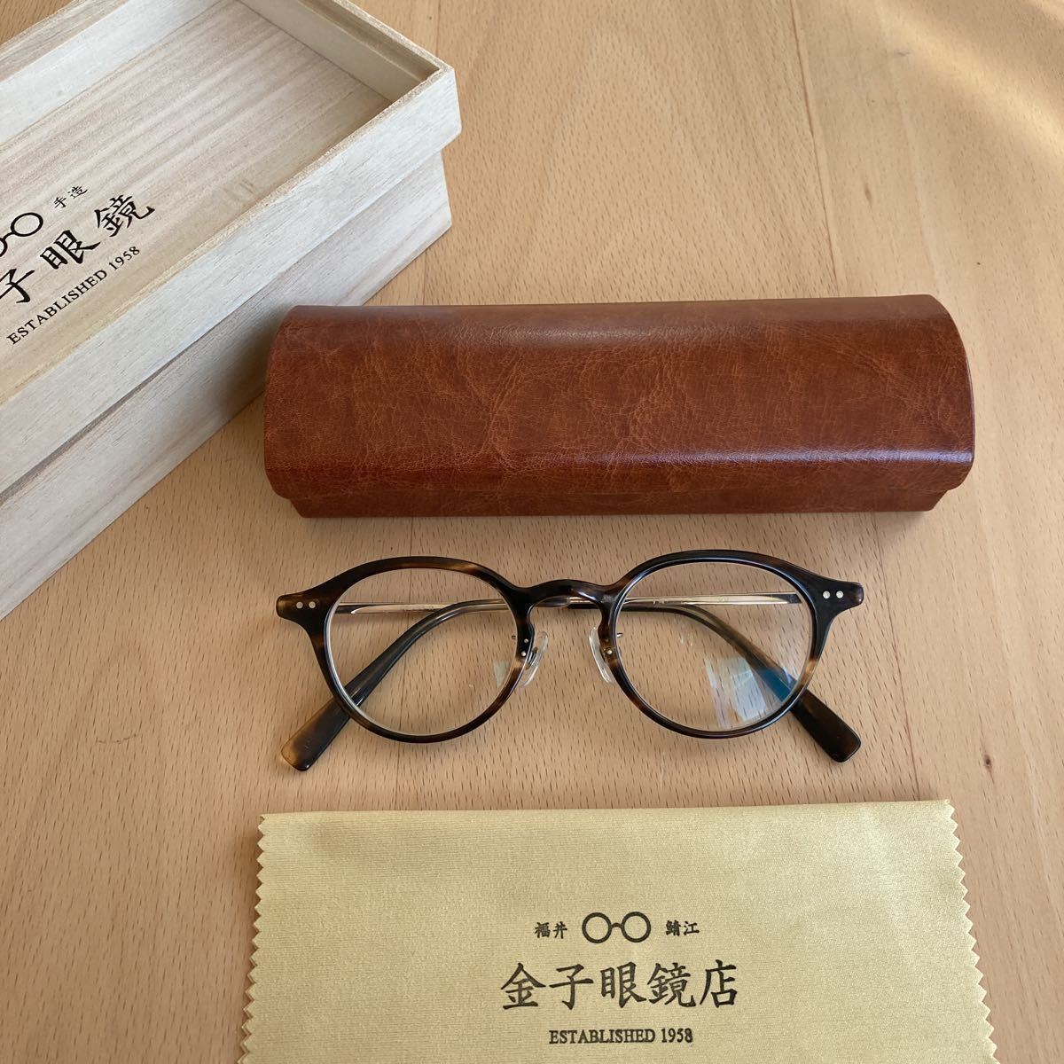 Yahoo!オークション - 金子眼鏡 井戸多美男作T449R 定価48 400円 職人