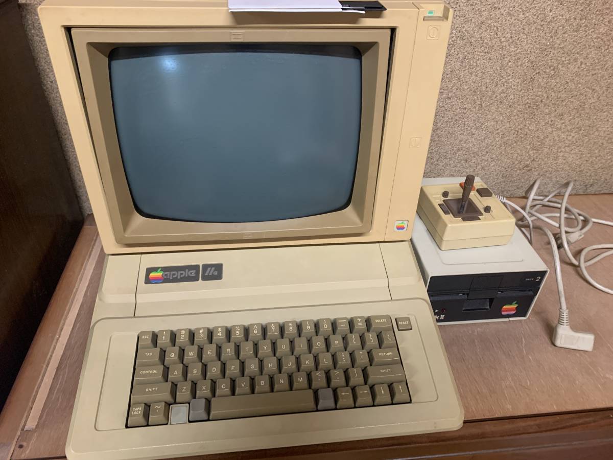 Yahoo!オークション - Apple IIe /純正グリーンモニター/DISKⅡ/ジョイ