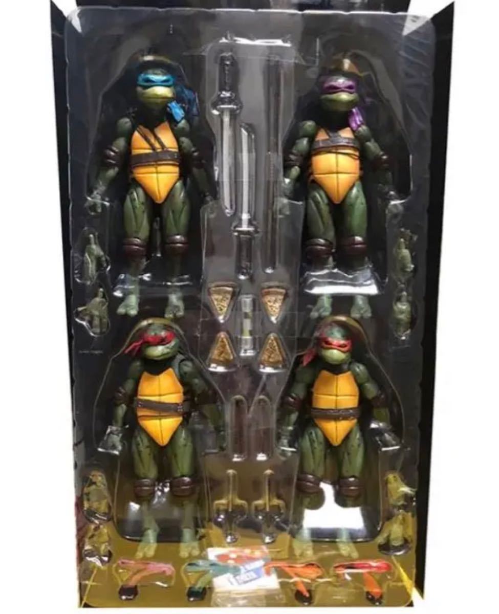 輸入品】ティーンエイジ ミュータント ニンジャ タートルズ 4体セット