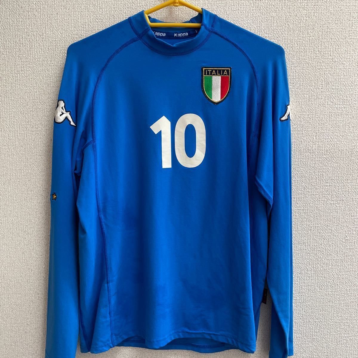 イタリア代表ユニフォーム00/02ホーム長袖デルピエロネーム&ナンバー
