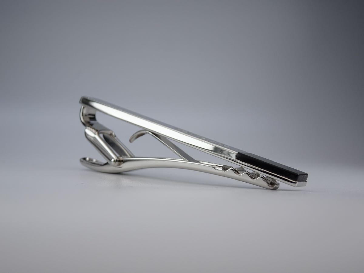 MONTBLANC オニキス シルバー ネクタイピン タイピン タイバー