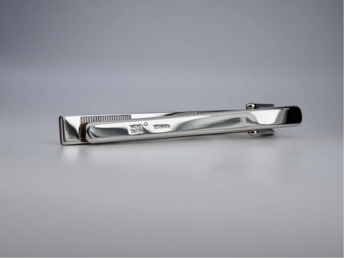 MONTBLANC オニキス シルバー ネクタイピン タイピン タイバー