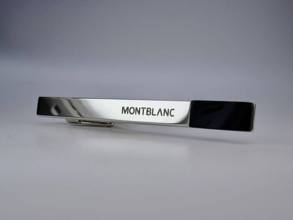 MONTBLANC オニキス シルバー ネクタイピン タイピン タイバー