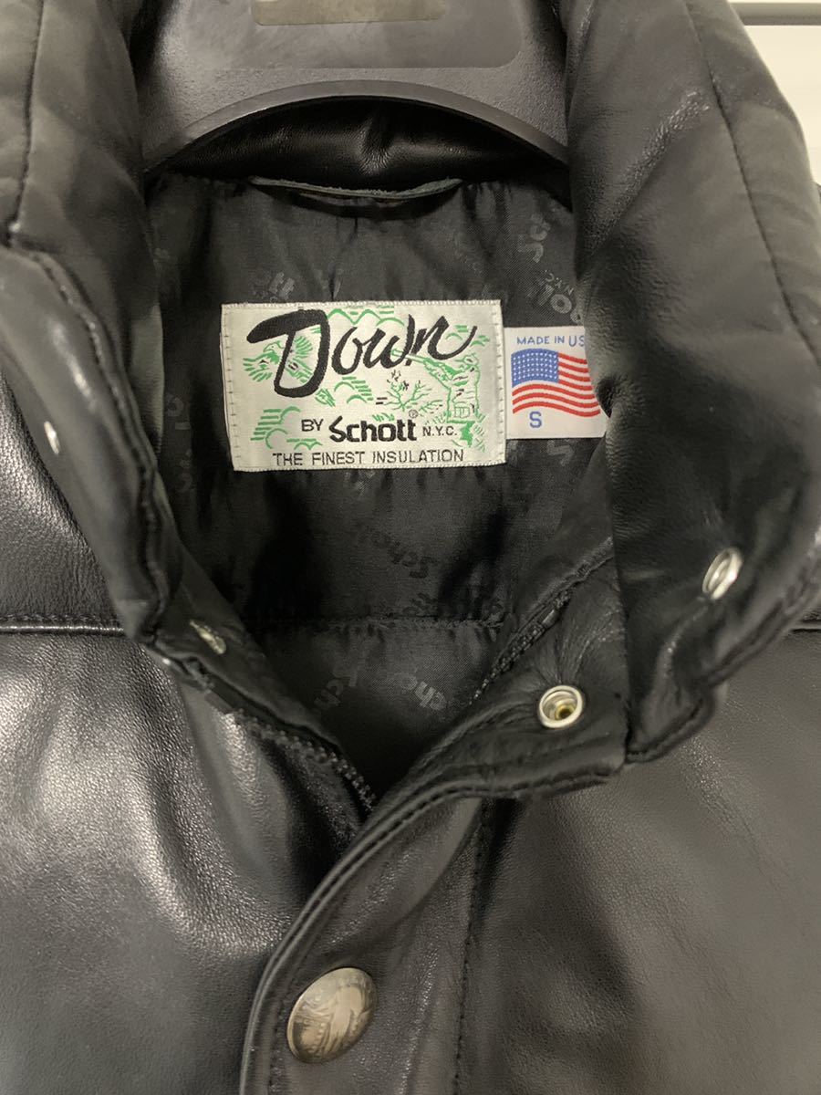 美品】Schott x Ron Hermanレザーダウンベストs｜Yahoo!フリマ（旧