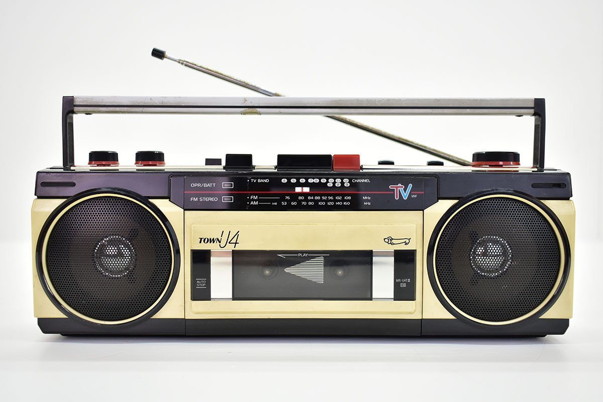 Yahoo!オークション - SANYO MR-U4T III TOWN U4 ラジカセ 再生OK[サン
