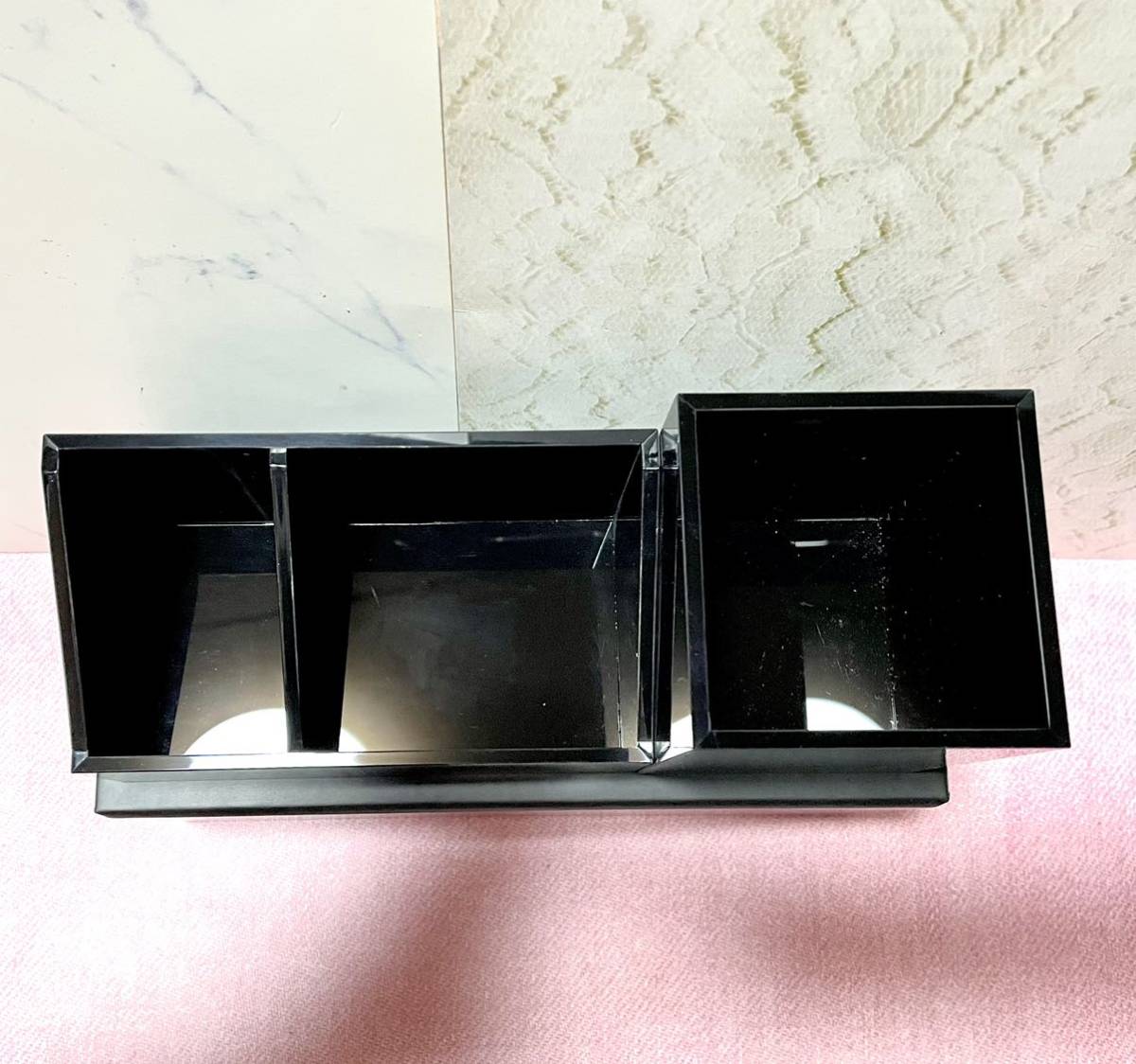 非売品・未使用】YSL イヴ・サンローラン ストレージボックス 2個