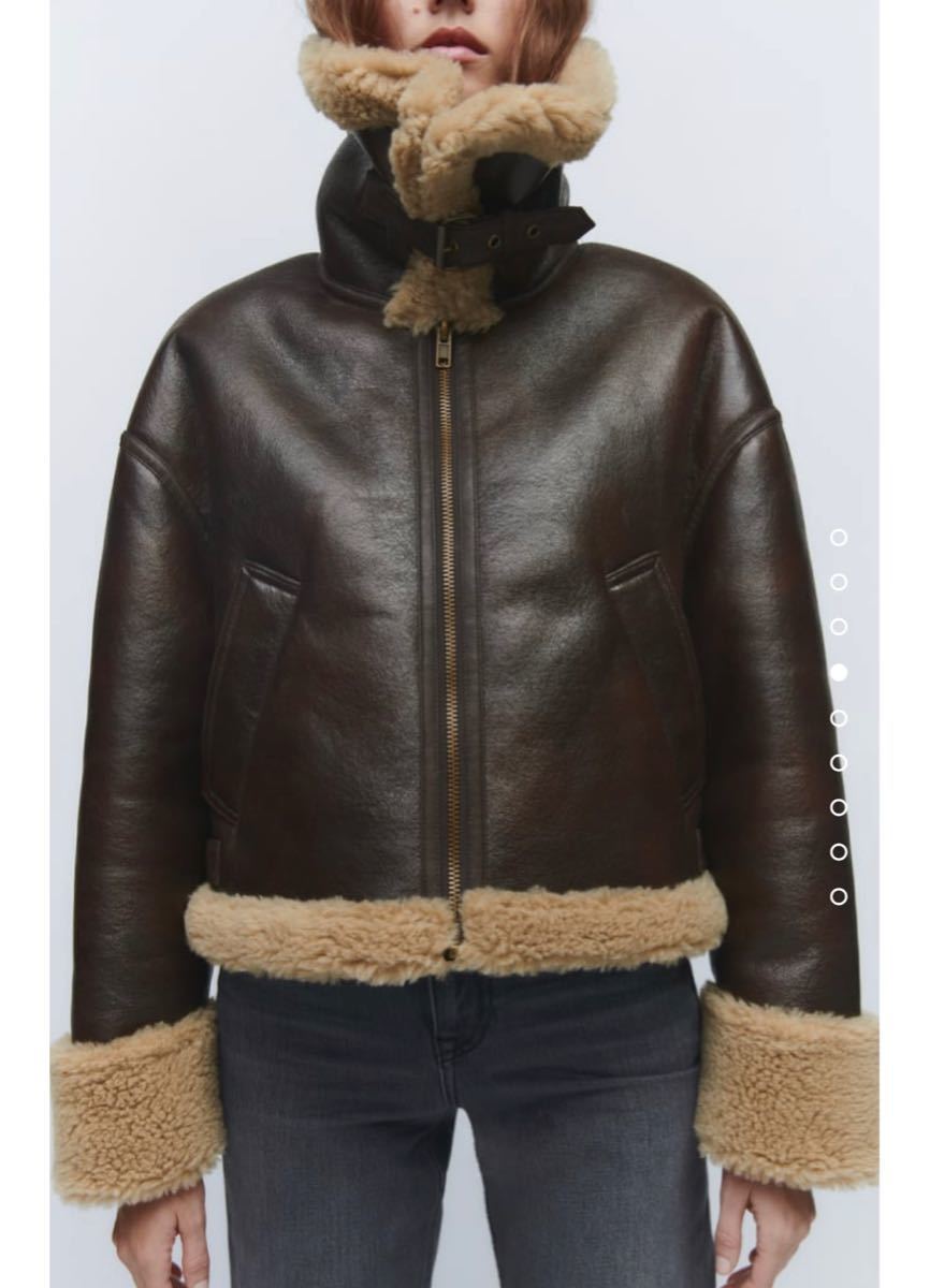 新品未使用 ZARA ダブルフェイスショートジャケット XS｜Yahoo!フリマ