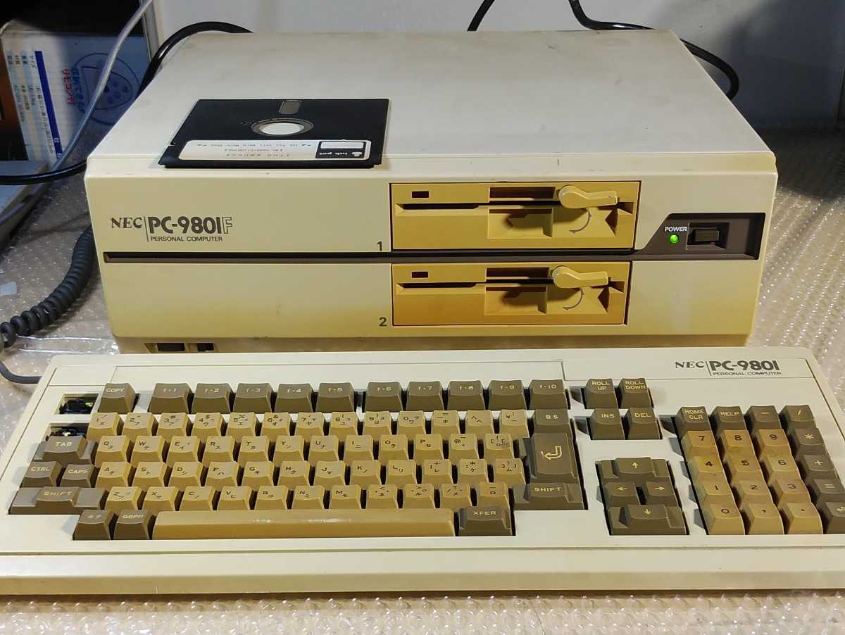 Yahoo!オークション - 【ジャンク扱い】NEC PC9801F レトロPC パーソナ