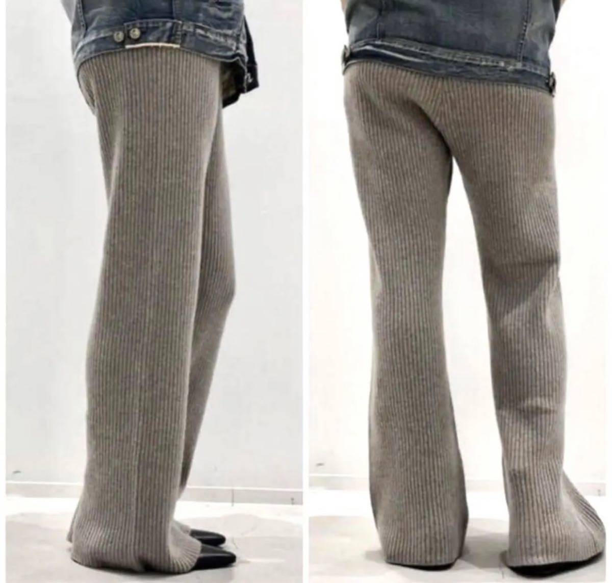 新品タグ付】19AW L'Appartement アパルトモン KNIT PANTS ニット