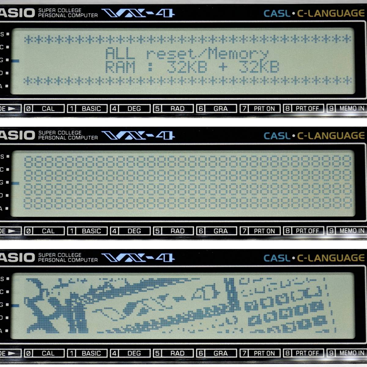Yahoo!オークション - CASIO VX-4 メモリ 8→64KB 増設済 ポケットコン