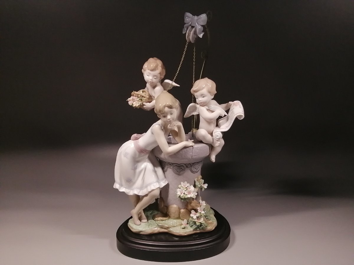 Yahoo!オークション - 【此】URO7P LLADRO リヤドロ 1882 『幸せを運ぶ