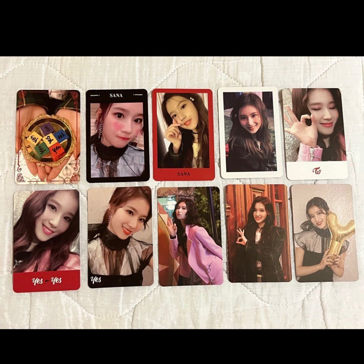 TWICE Yes or Yes サナ トレカ コンプリート｜Yahoo!フリマ（旧PayPay
