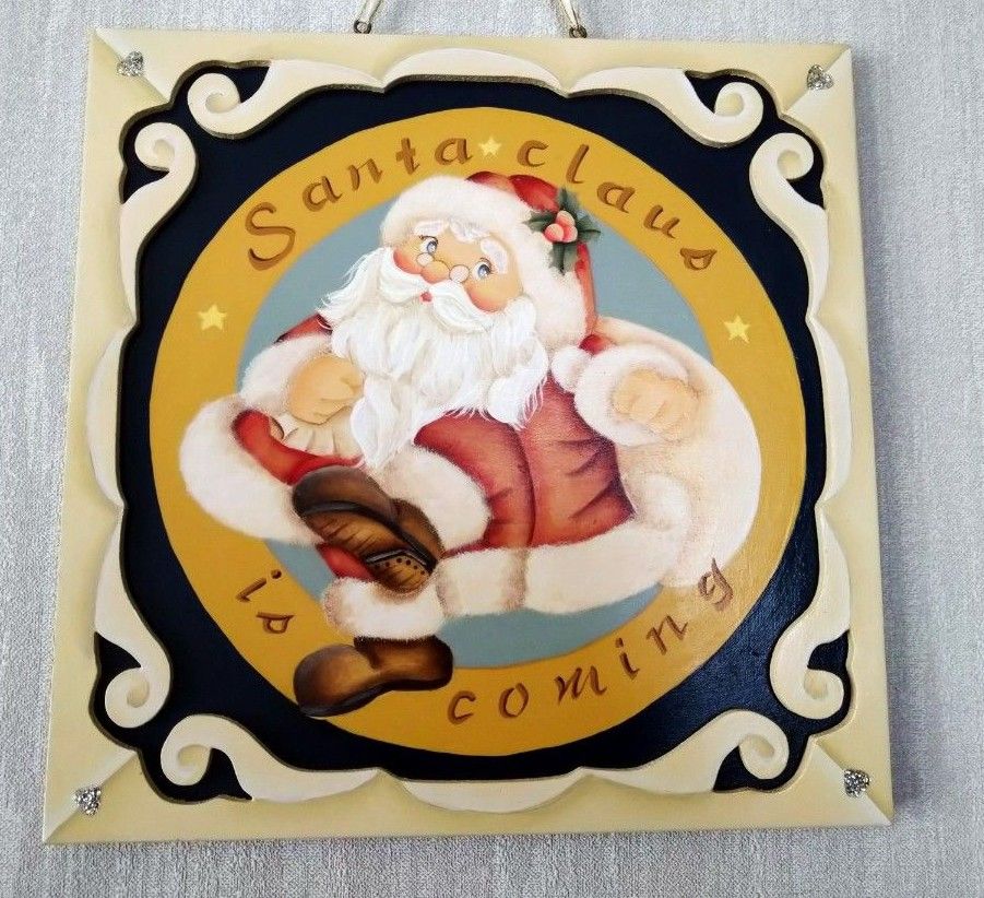 トールペイント クリスマス・サンタクロース ハンドメイド｜Yahoo