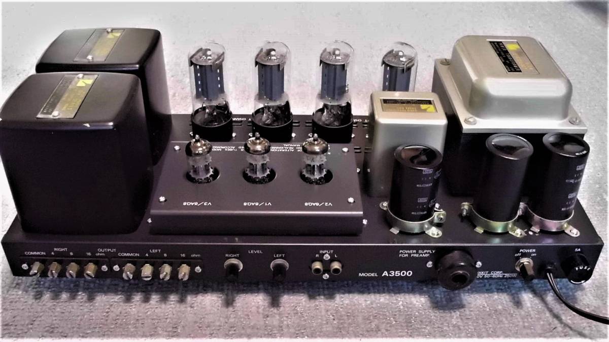 Yahoo!オークション - LUXMAN LUXKIT A3500 真空管パワーアンプ ラック
