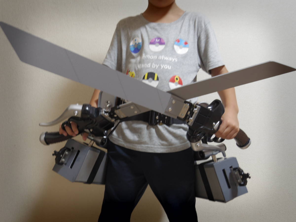 Yahoo!オークション - 進撃の巨人 立体機動装置 コスプレ 子供用 クリ