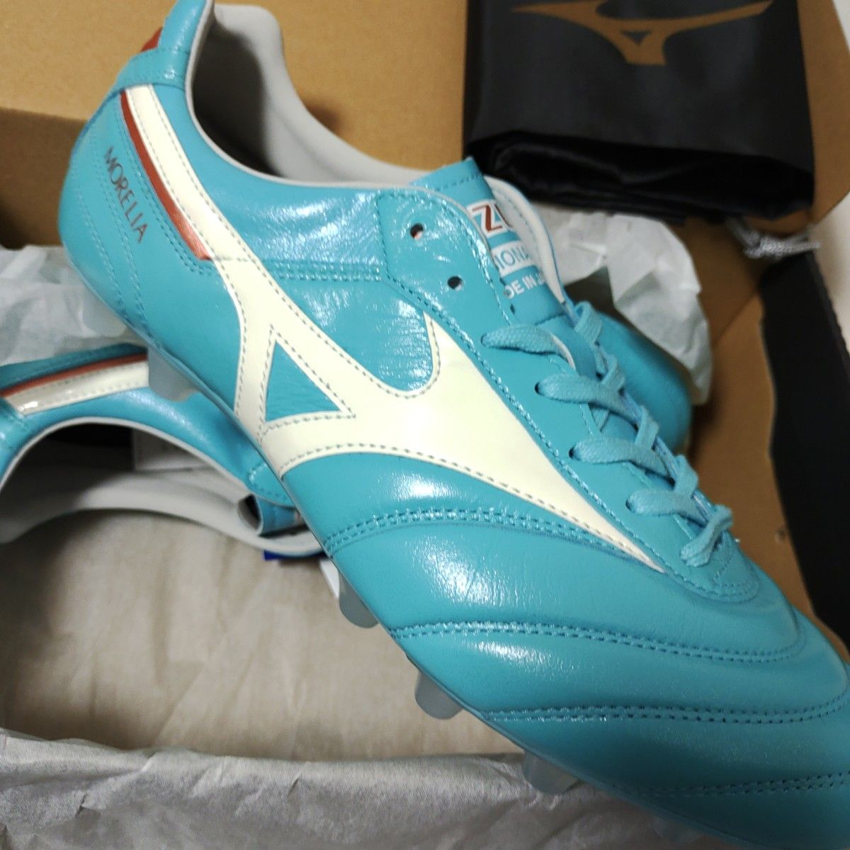 新品27 5cm モレリア2ジャパン AZURE BLUE PACK 日本製｜Yahoo!フリマ