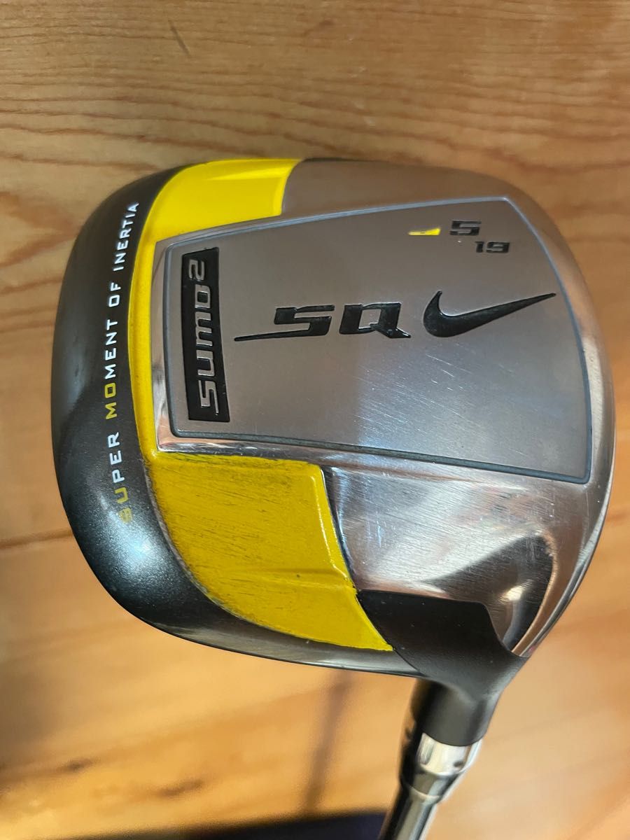 美品 純正ヘッドカバー付き ナイキゴルフサスクワッチsumo2 5W 19