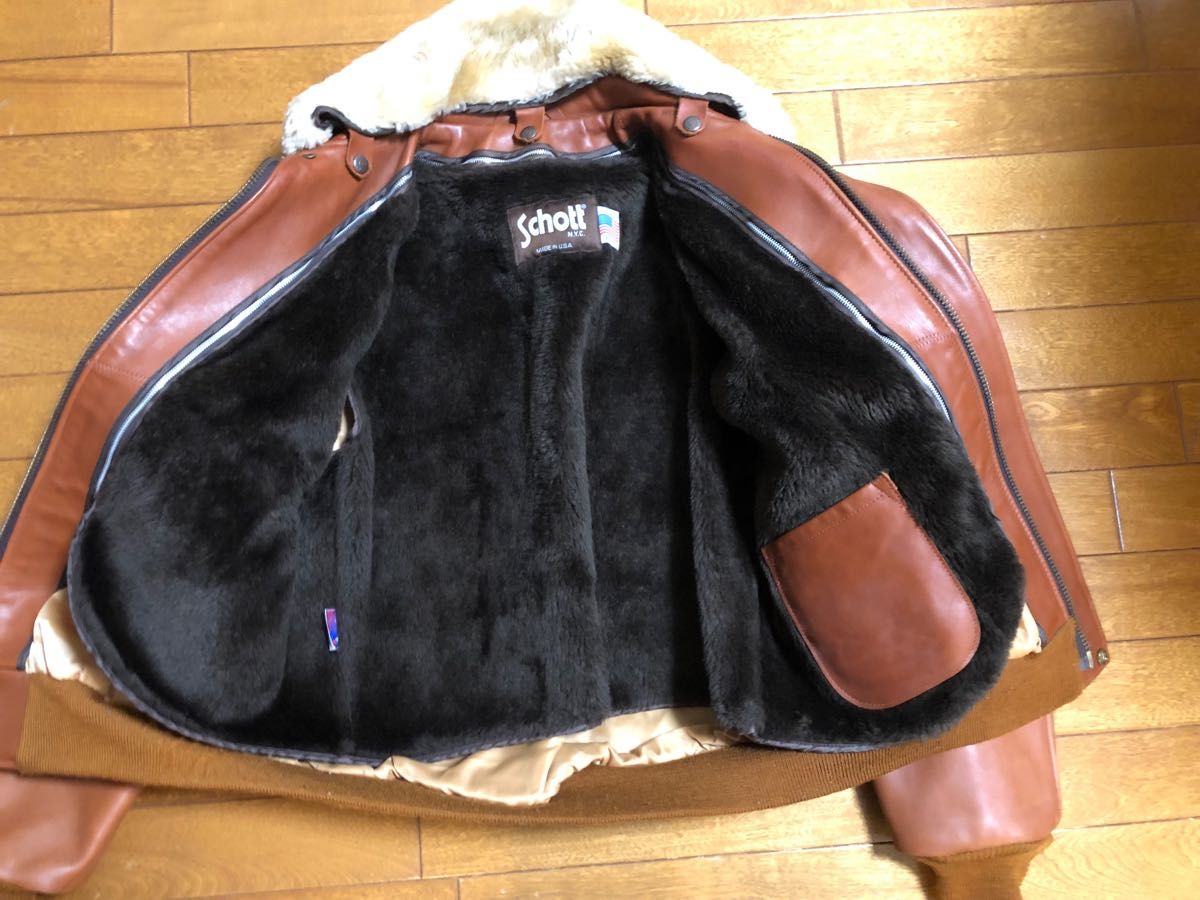Schott G-1 レザージャケット フライトジャケット 80'S サイズ40 極美