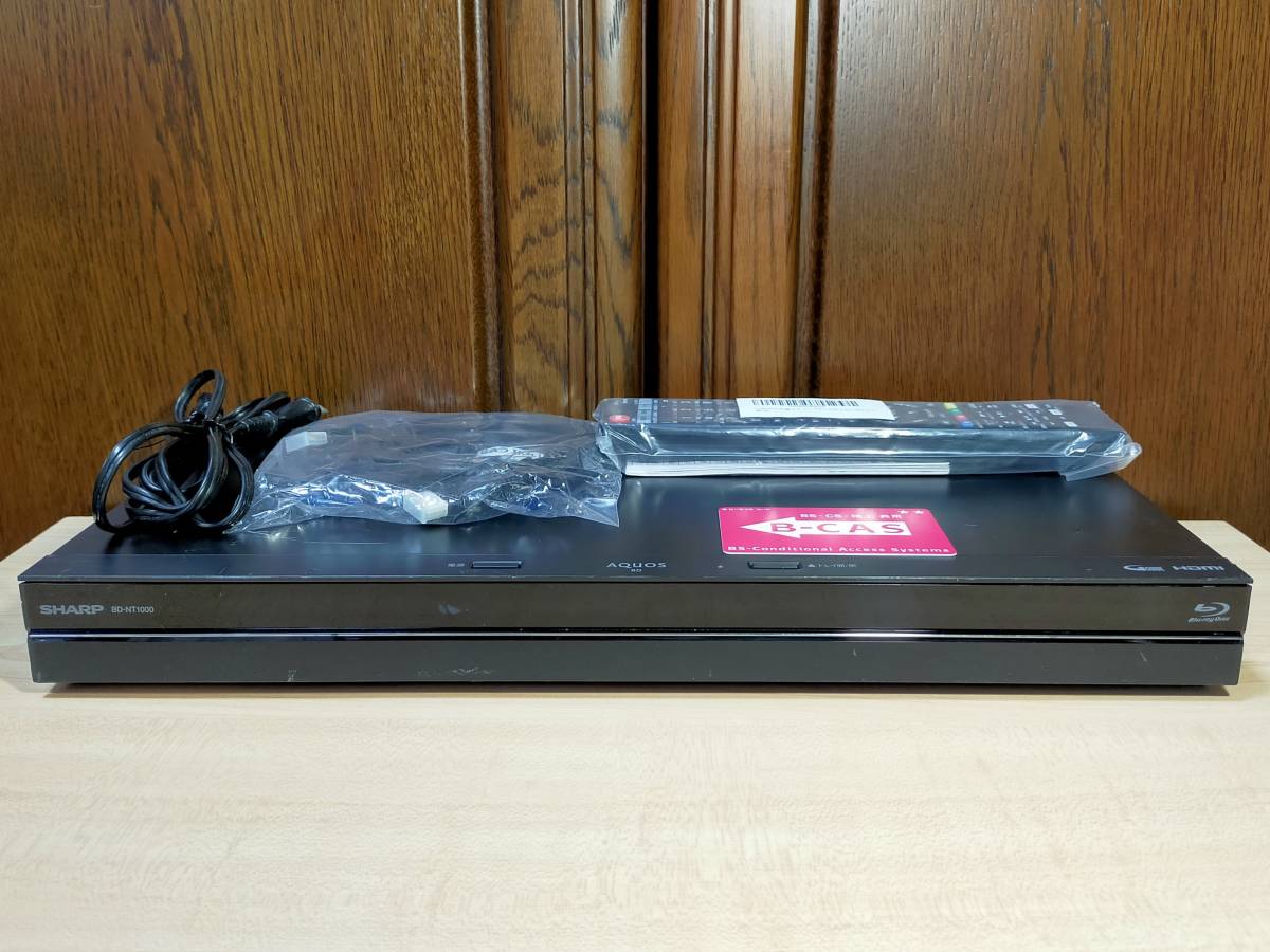 Yahoo!オークション - SHARP BD-NT1000/1TB/3番組同時録画可/B-CAS 新