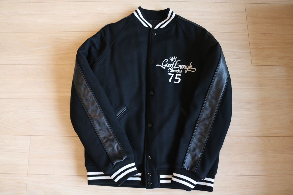 Yahoo!オークション - 復刻GOODENOUGH 2ND スタジャン黒×黒 XL 新品未