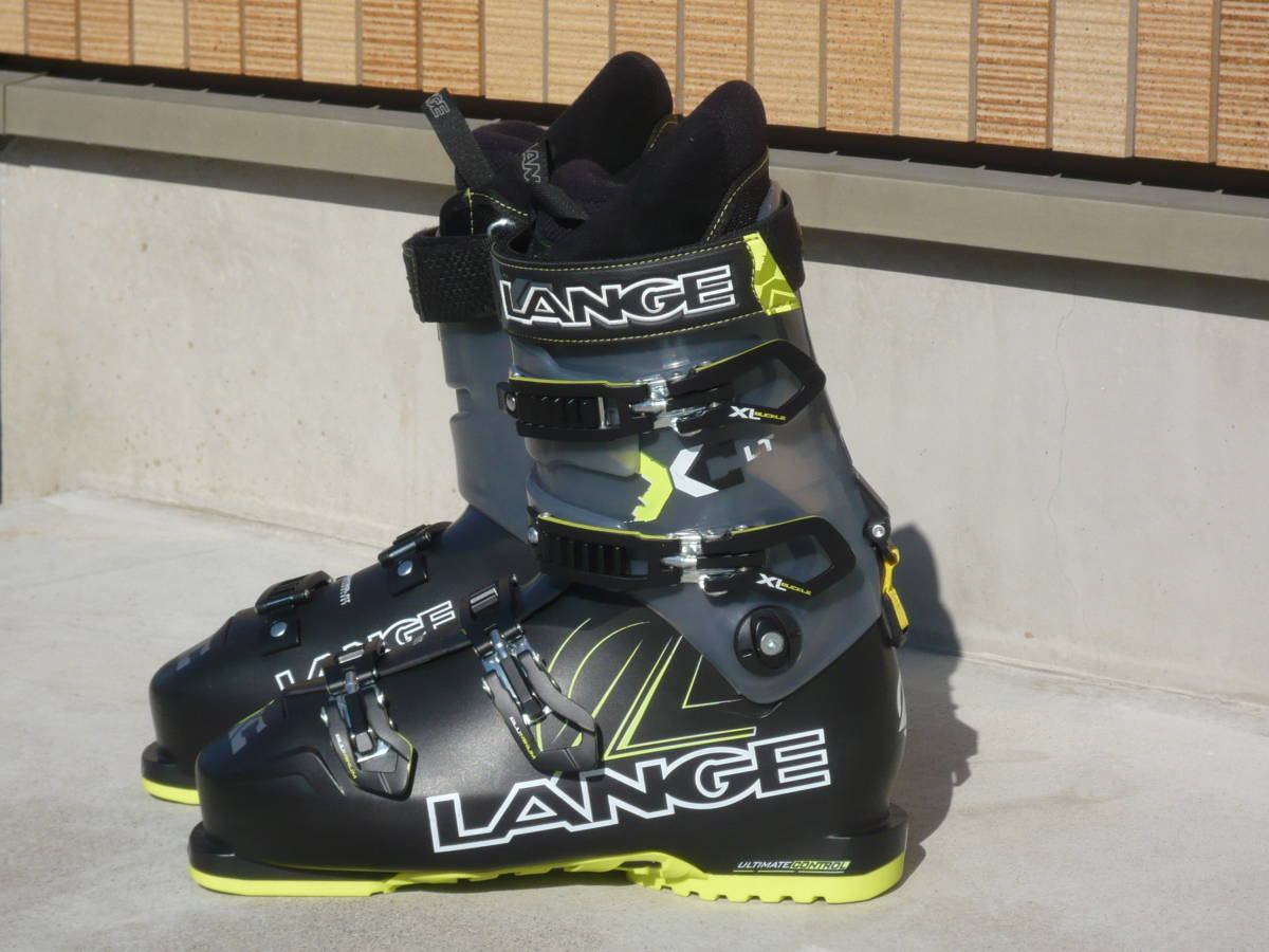 1 即決 LANGE/ラング スキーブーツ XC LT 黒/クリアー 27 5cm 316mm 1