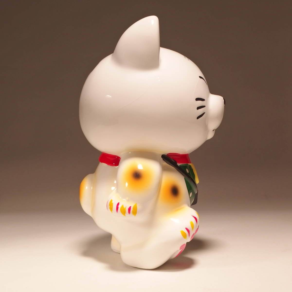 非売品 フジカラー ニャン太 陶器製 貯金箱 富士フィルム 招き猫