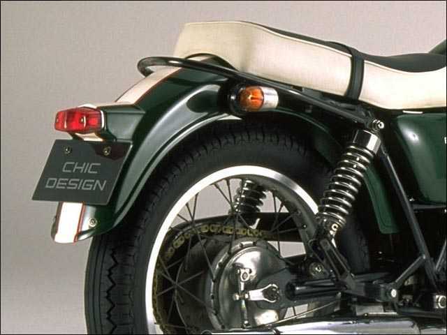 シックデザイン│クラシック リアフェンダー│SR400/500 (78-21