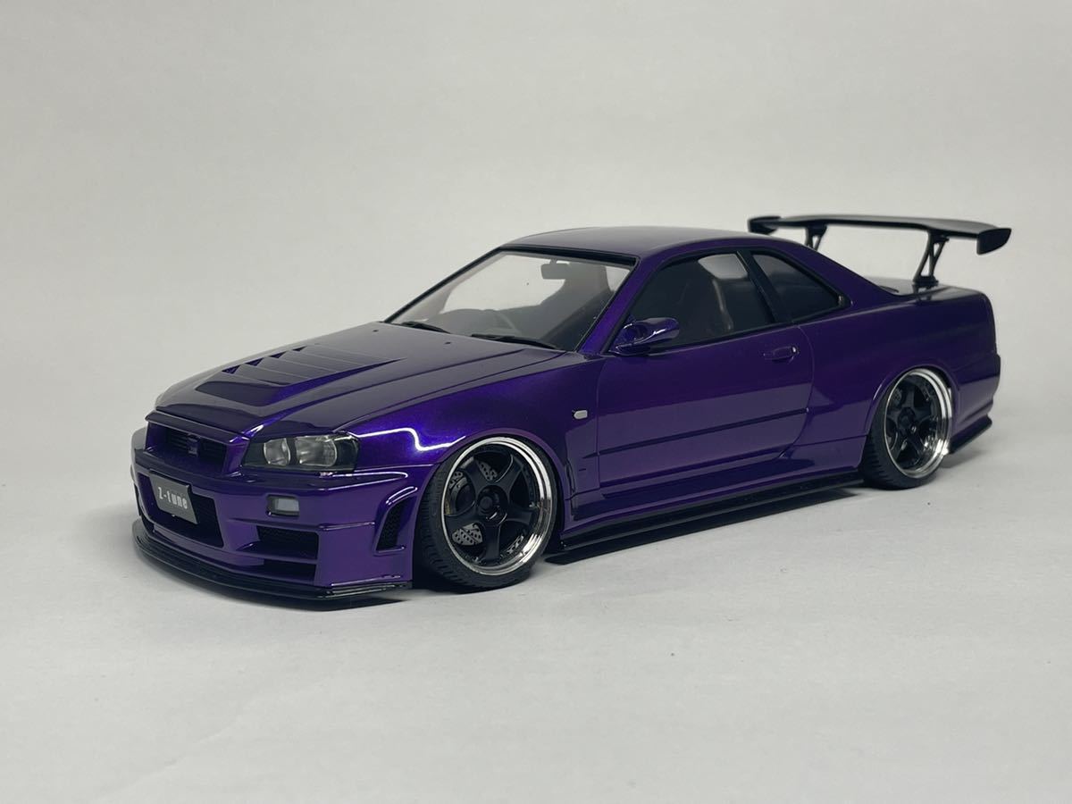 Yahoo!オークション - 1/24 タミヤ R34 GT-R Zチューン カスタムバージ