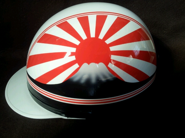 Yahoo!オークション - 富士日章コルク半 定番の赤×白 ヘルメット 新品