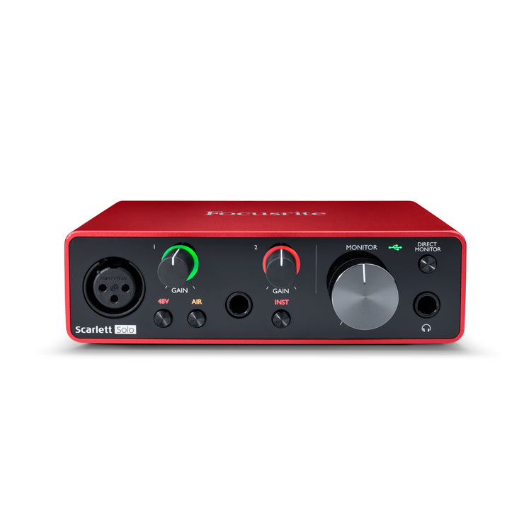 Focusrite Scarlett Solo 3rd Gen 2-in 2-out Desktop USB Audio
