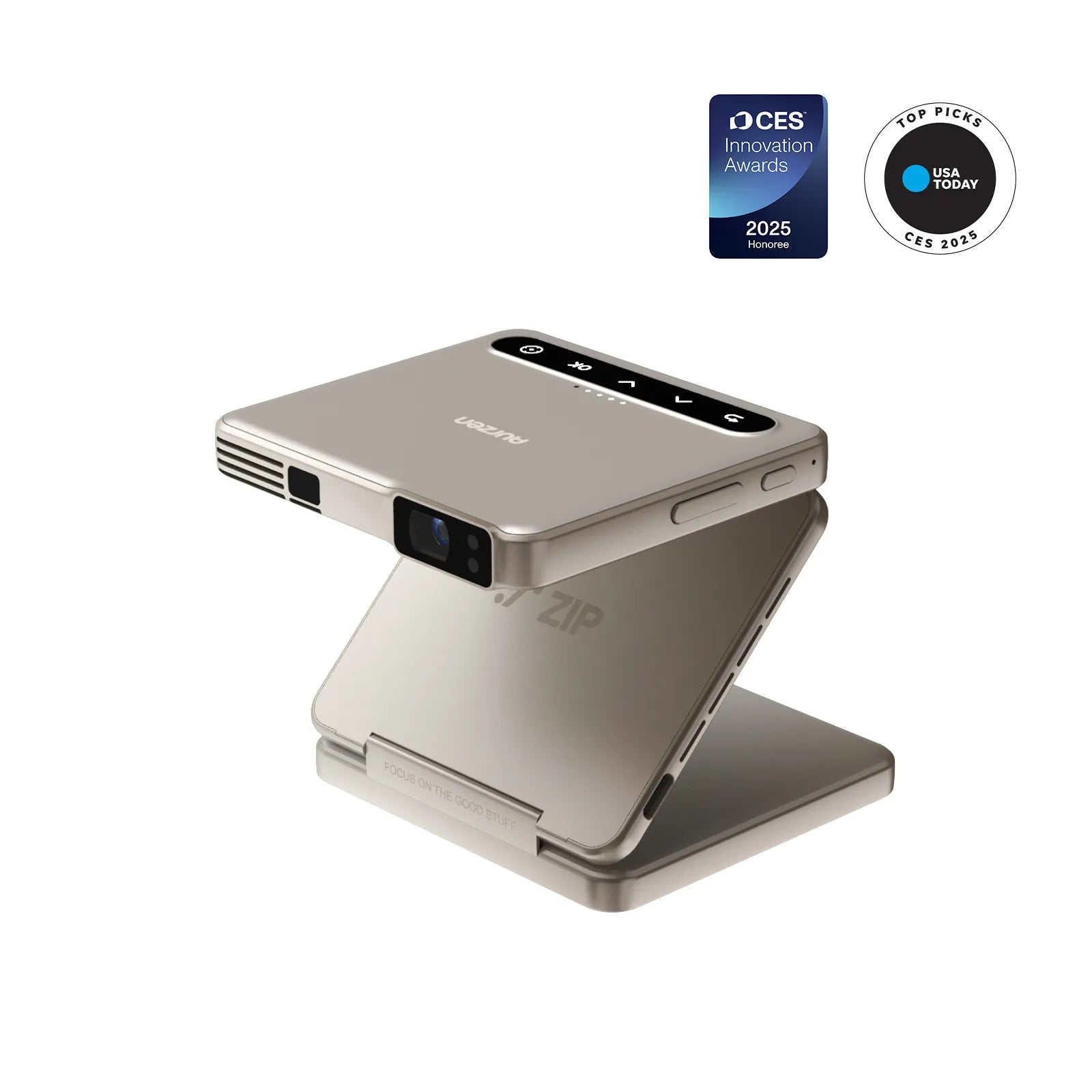 Aurzen ZIP Projector | World's First Tri-Fold Mini Projector