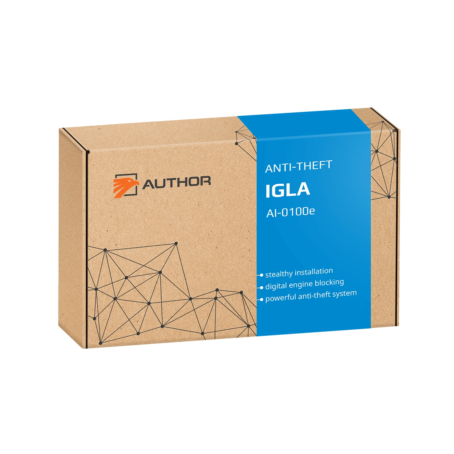 AUTHOR IGLA LF — Compact Digital Anti-Theft Module for Alarm Systems