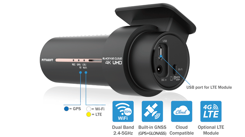 Blackvue DR900X-1CH PLUS 1-Channel 4K Cloud Wifi Dash Camera
