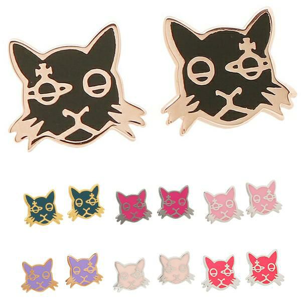 ヴィヴィアンウエストウッド ピアス アクセサリー キャット レディース