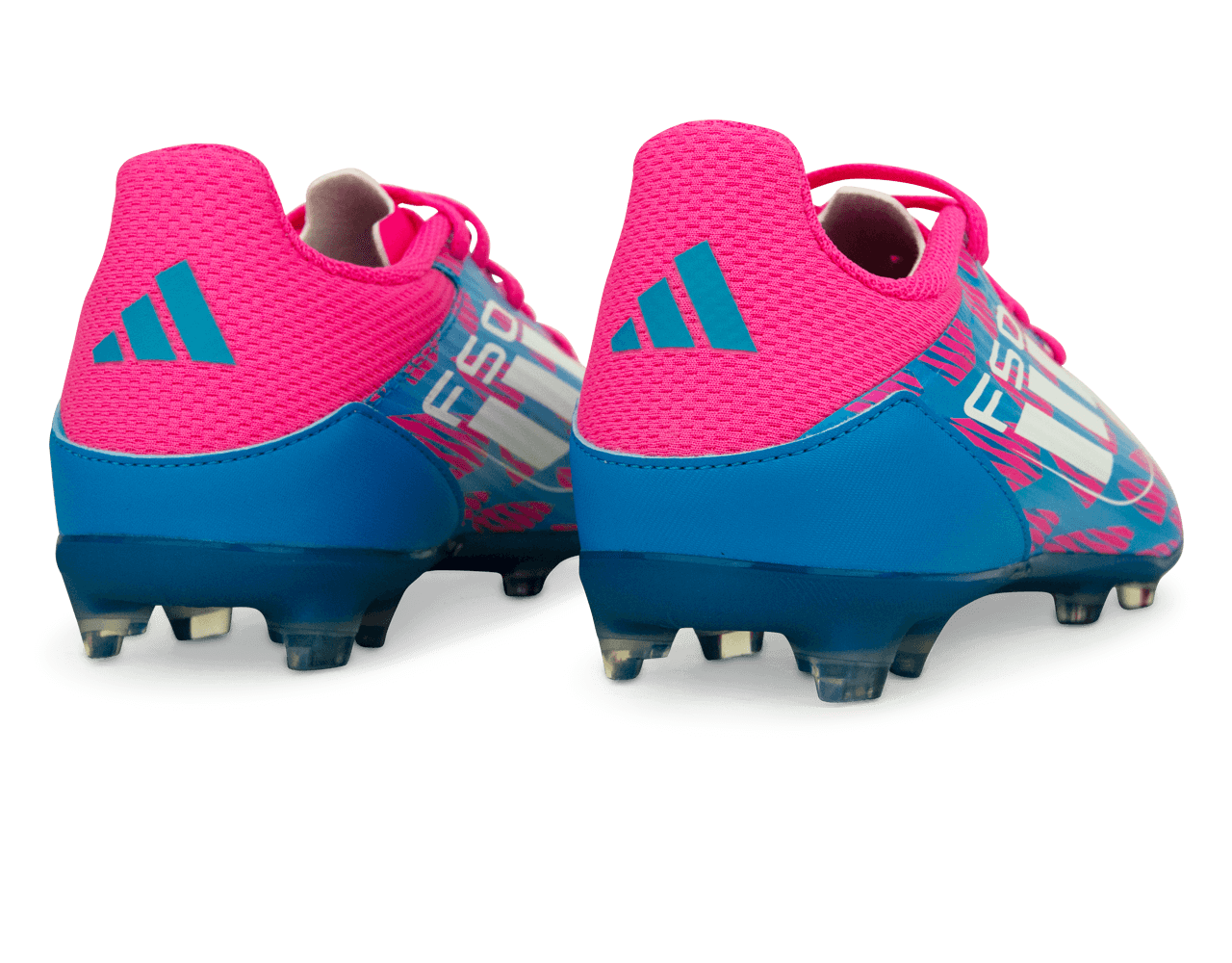 adidas Kids F50 League FG/MG Blue/White/Pink – Azteca Soccer