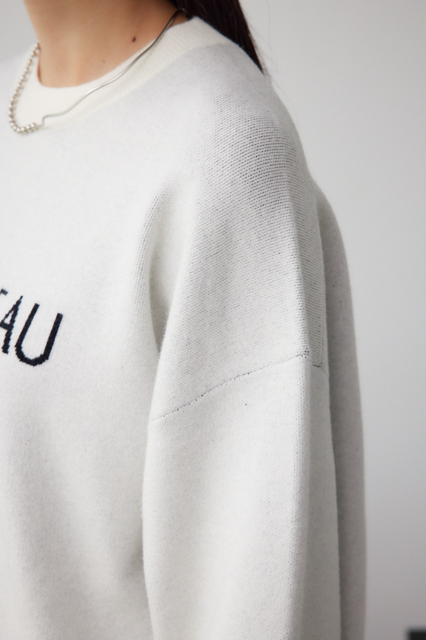 ジャガードロゴニットトップス｜WOMEN｜250HAB70-521H｜AZUL BY MOUSSY
