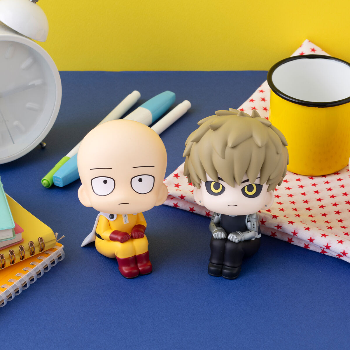 るかっぷ ワンパンマン サイタマ＆ジェノス セット【限定座布団付き