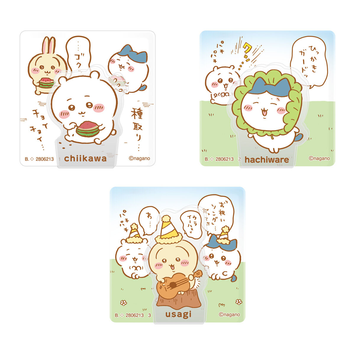 ちいかわ アクリルシーンクリップビスケット｜発売日：2026年3月16日