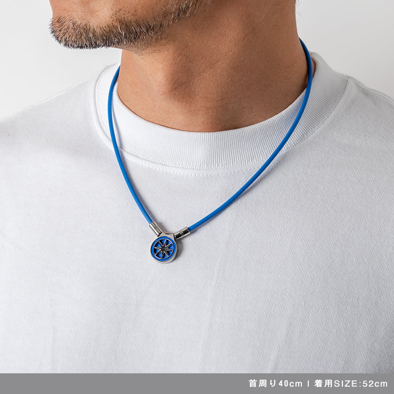 Healthcare Necklace Earth mini 2.0 Blue×Silver 青木瀬令奈モデル