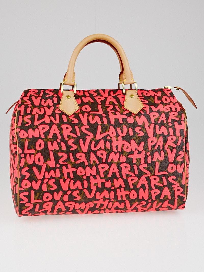 Louis Vuitton Limited Edition Fuchsia Graffiti Stephen Sprouse