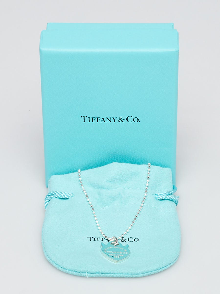 Tiffany & Co. Sterling Silver Return to Tiffany Devil Heart Tag