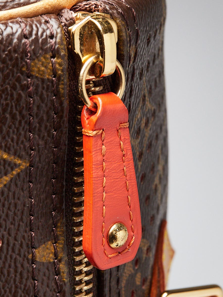 Louis Vuitton Limited Edition Orange Monogram Perforated Speedy 30