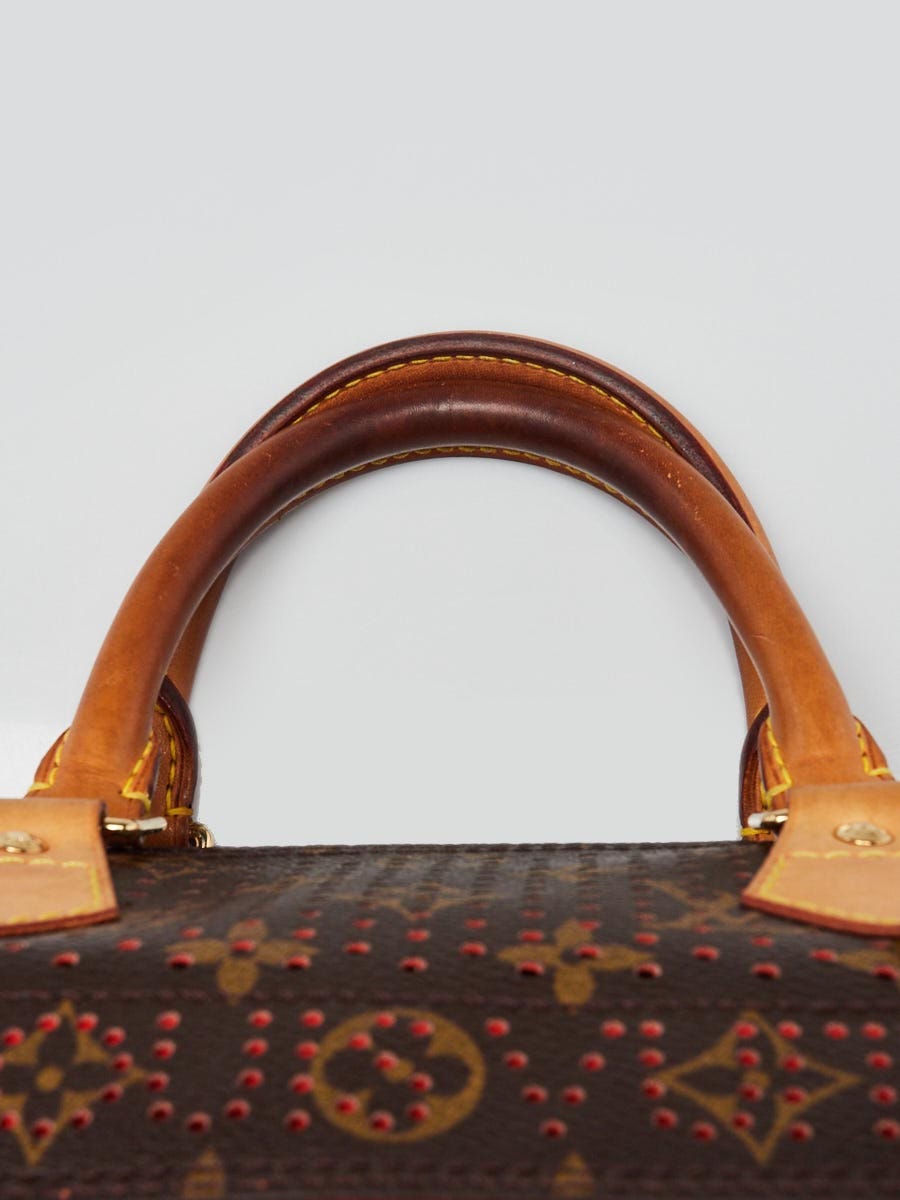 Louis Vuitton Limited Edition Orange Monogram Perforated Speedy 30