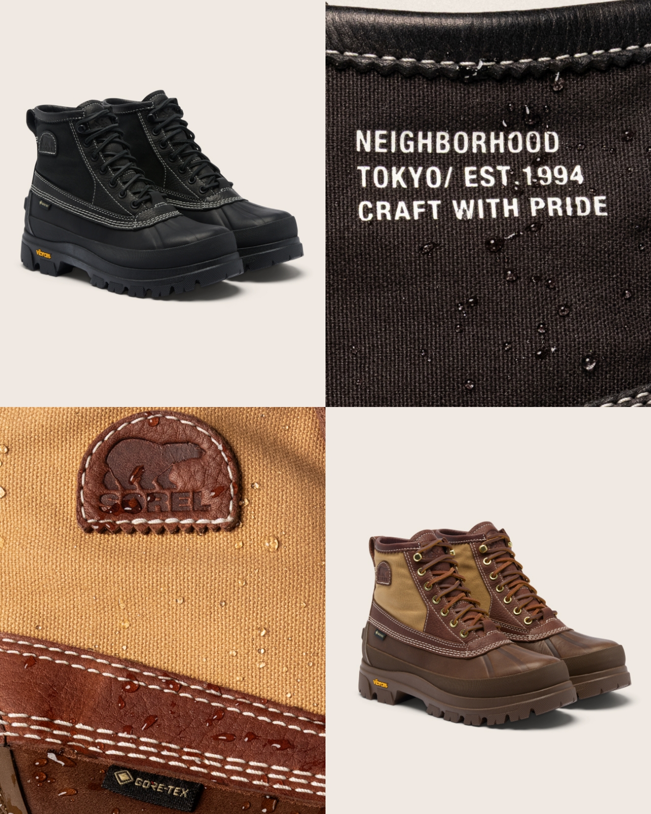國母和宏、NEIGHBORHOOD × SOREL「DAYSTORM HORIZON GTX」を履く