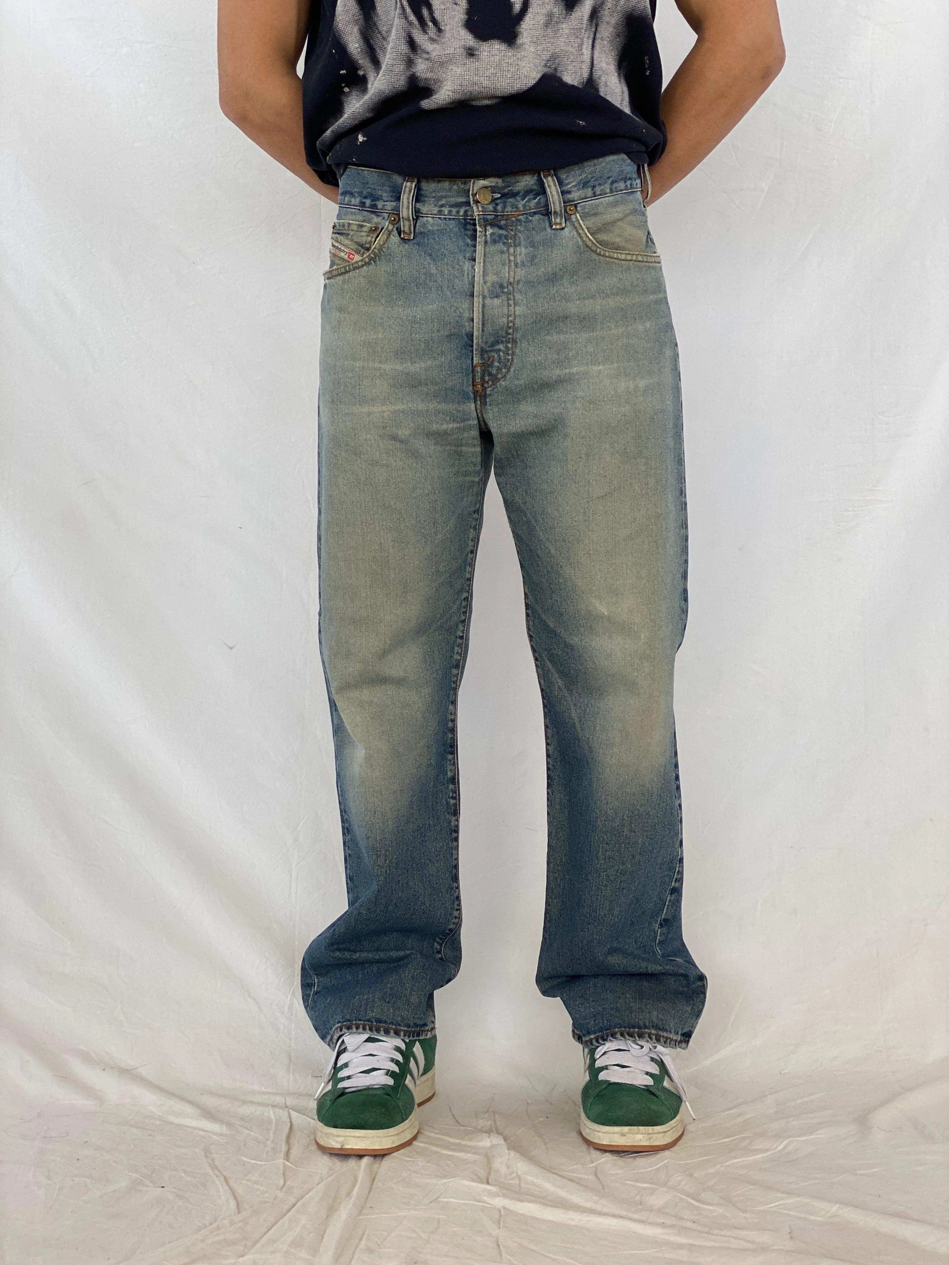 Vintage 00s Y2K Diesel Industry Denim Devision Washed Jeans