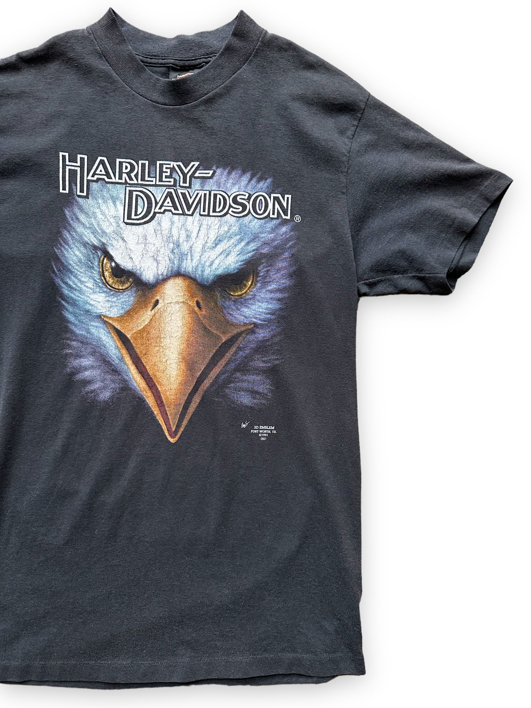 Vintage 1991 3D Emblem Harley Davidson Eagle Tee SZ L | Vintage