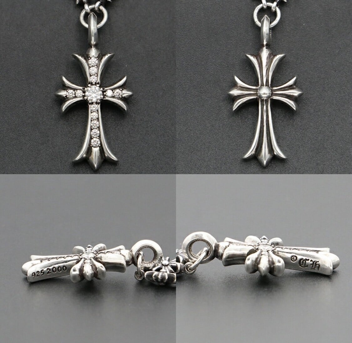 CHROME HEARTS クロムハーツ ダイヤモンド 18インチ TNY E CRS F P/DIA