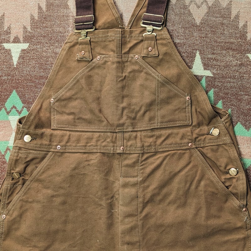 70s Carhartt Brown Duck Overalls （W38） Double-Knee | Wonder Wear
