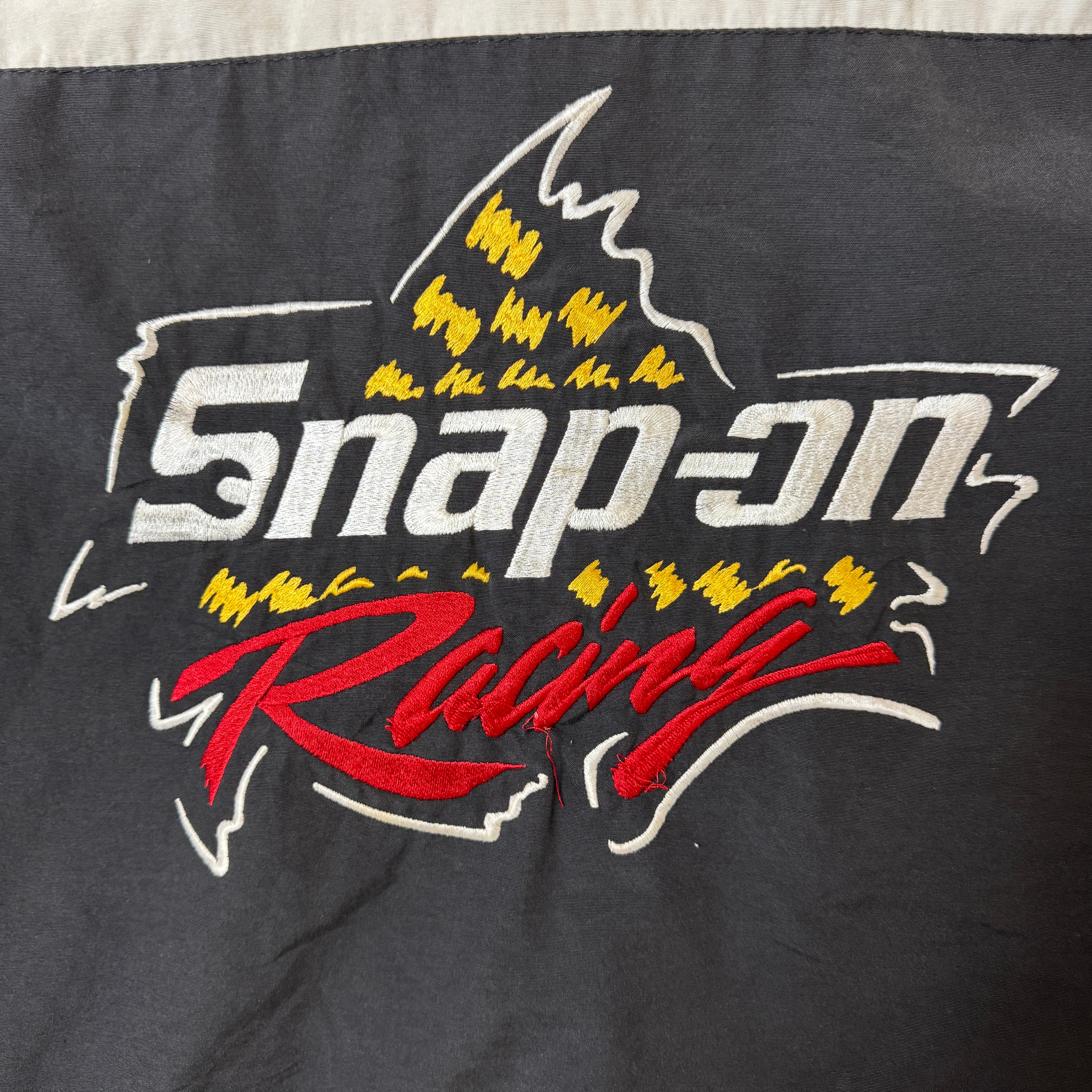 90's CHOKO Snap-on Racing Checker Flag Racing Jacket スナップオン